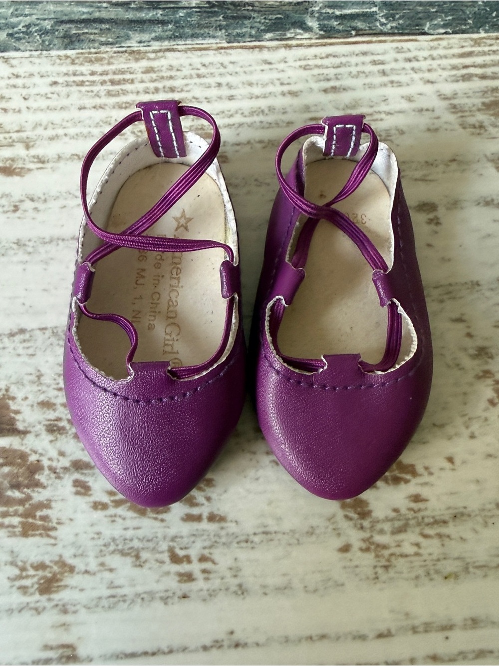 American Girl Doll Truly Me TRUE SPARKLE SALON Outfit - 18” Doll SHOES Only